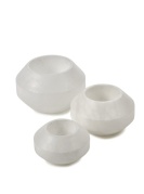 Serax - Alabaster kaarsenhouder