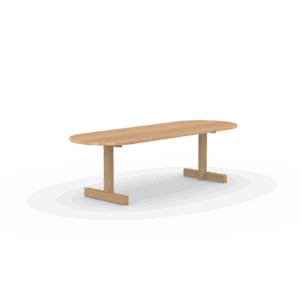 Studio Henk - Base plat ovale eettafel