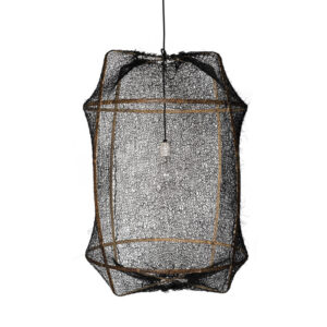 Ay Illuminate - Z1 Black sisal net hanglamp